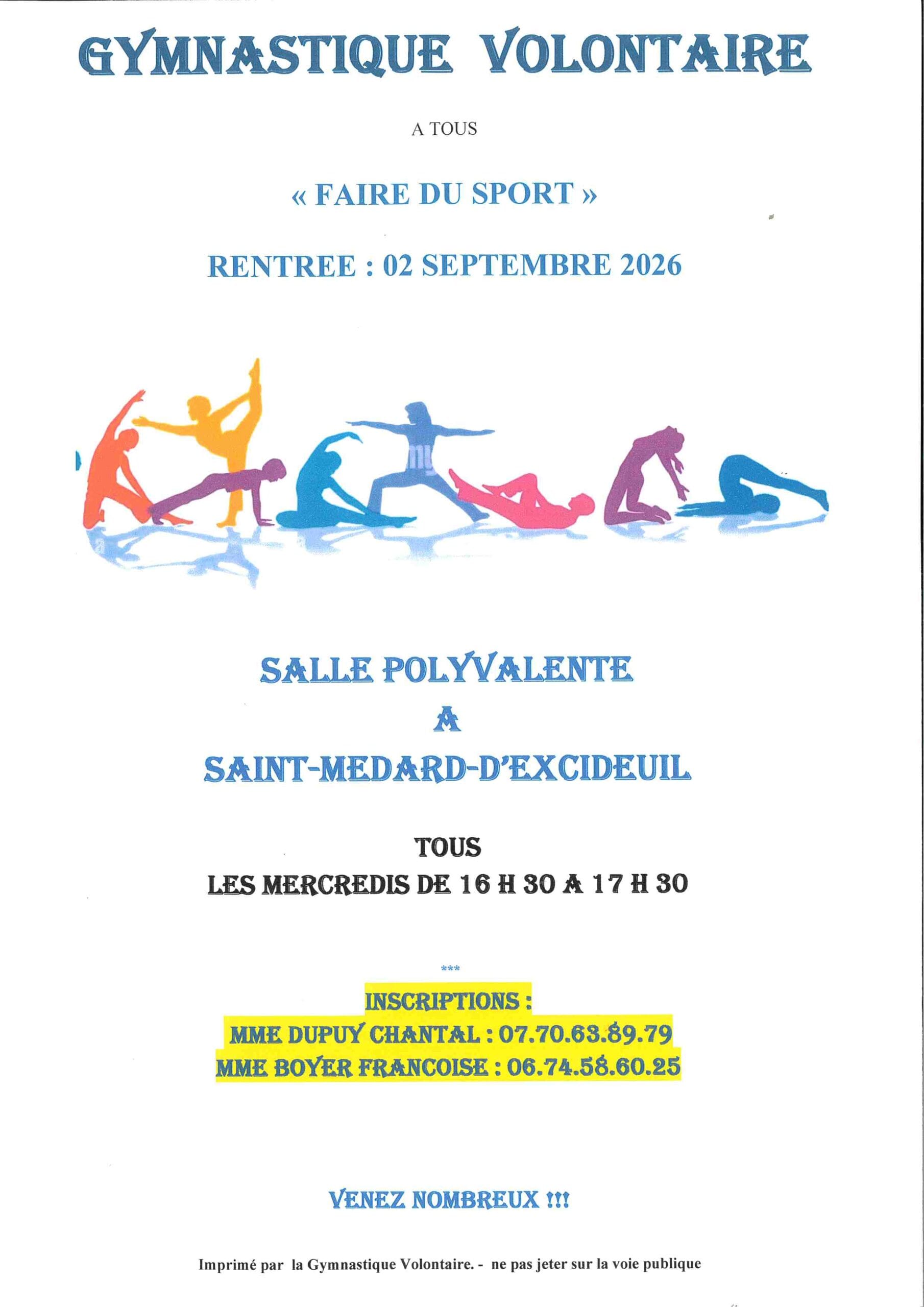 AFFICHE GYM